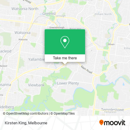 Kirsten King map