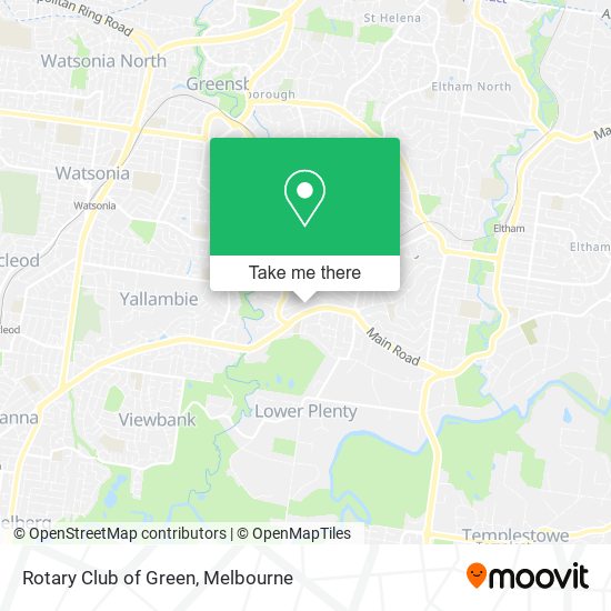 Rotary Club of Green map