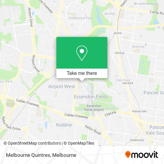 Mapa Melbourne Quintrex