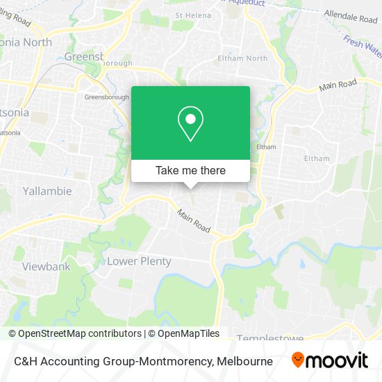 C&H Accounting Group-Montmorency map