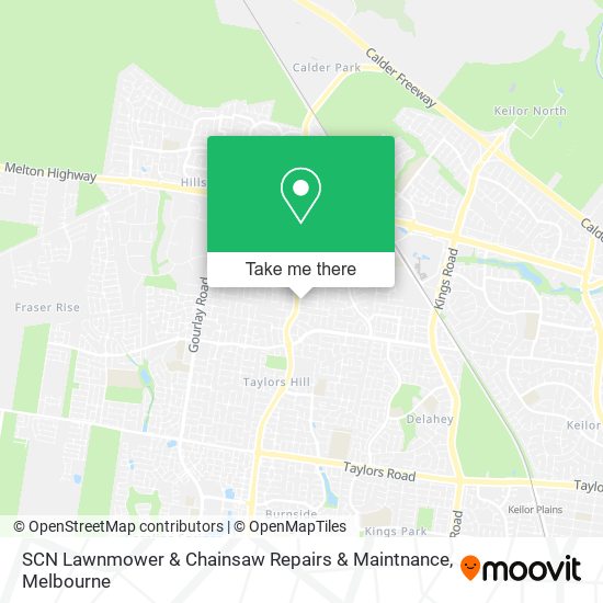 SCN Lawnmower & Chainsaw Repairs & Maintnance map