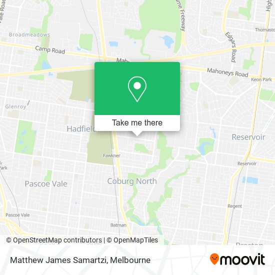 Matthew James Samartzi map