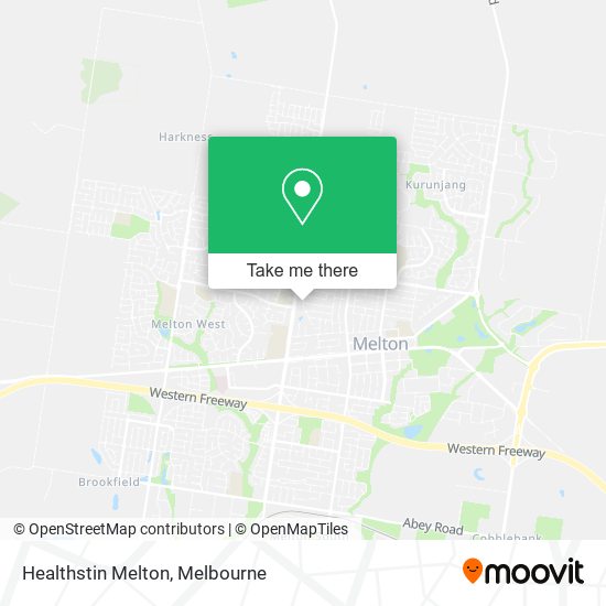 Healthstin Melton map