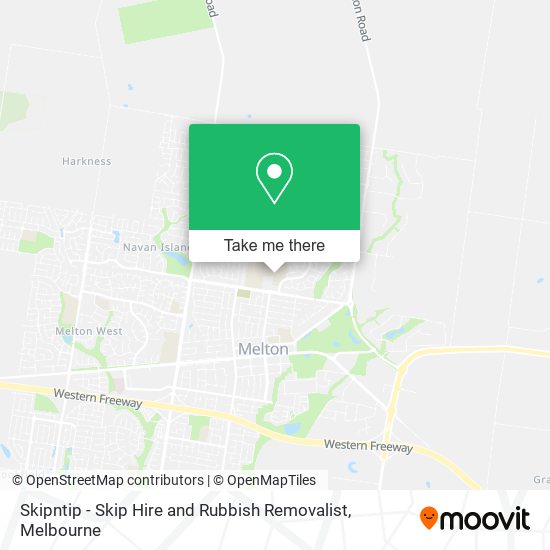 Mapa Skipntip - Skip Hire and Rubbish Removalist