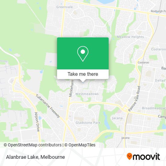Alanbrae Lake map