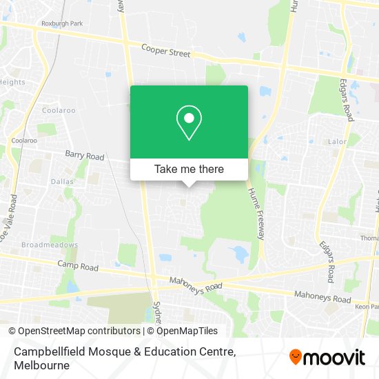 Campbellfield Mosque & Education Centre map