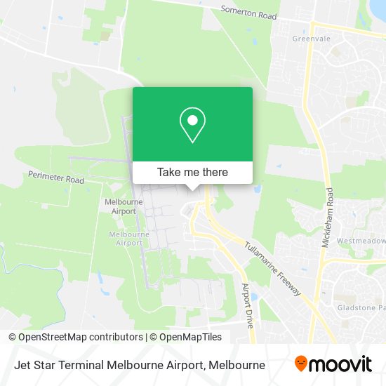 Jet Star Terminal Melbourne Airport map