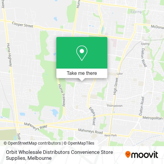 Orbit Wholesale Distributors Convenience Store Supplies map
