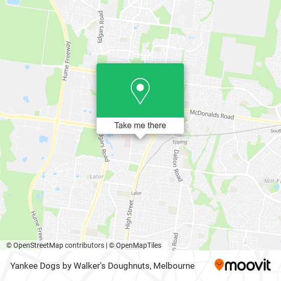 Yankee Dogs by Walker's Doughnuts map