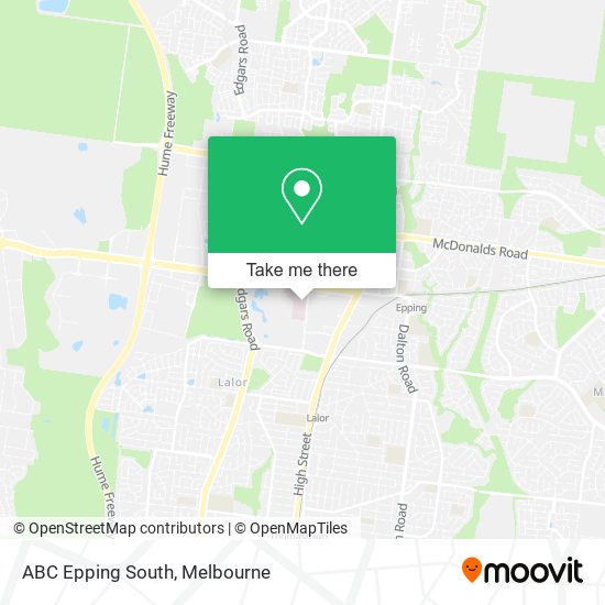 ABC Epping South map