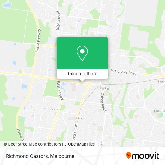 Richmond Castors map