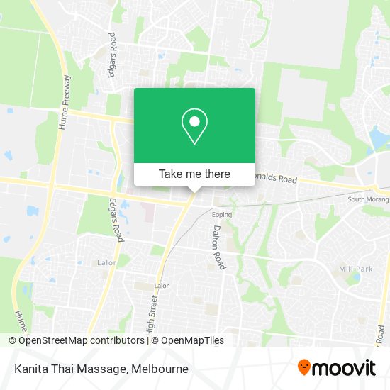 Kanita Thai Massage map