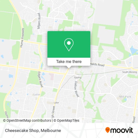Cheesecake Shop map
