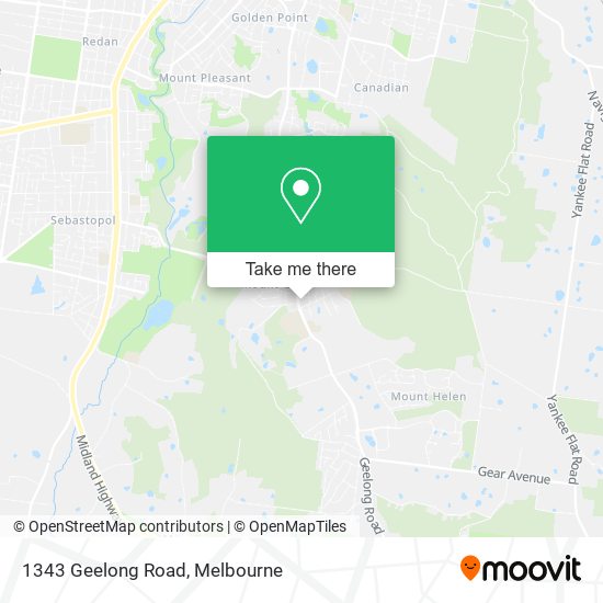 1343 Geelong Road map