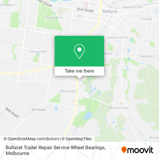 Ballarat Trailer Repair Service-Wheel Bearings map