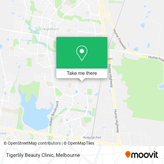Tigerlily Beauty Clinic map