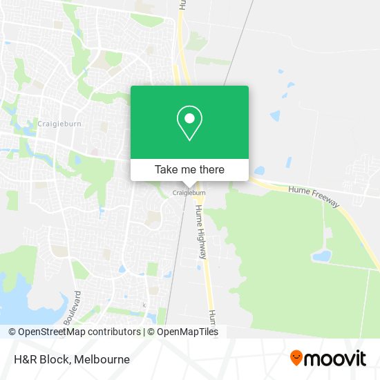 Mapa H&R Block