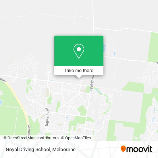 Goyal Driving School map