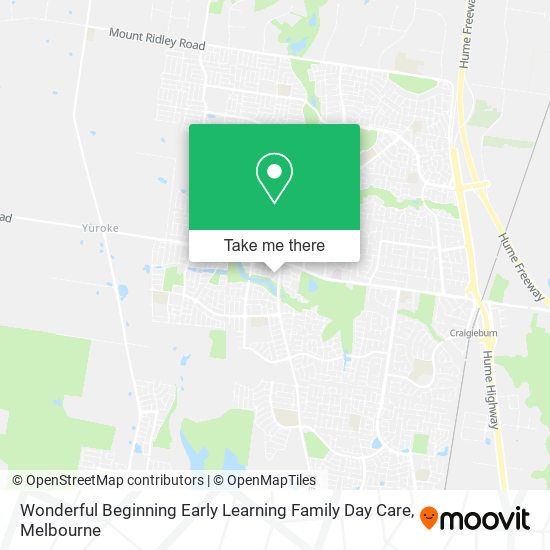 Wonderful Beginning Early Learning Family Day Care map