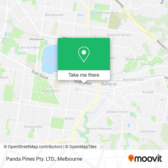 Panda Pines Pty. LTD. map