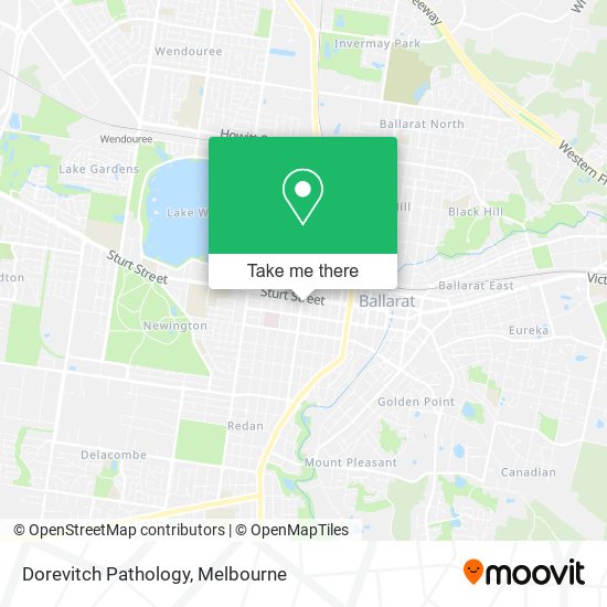 Dorevitch Pathology map