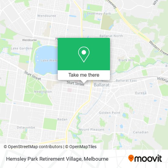 Hemsley Park Retirement Village map