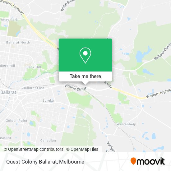 Quest Colony Ballarat map