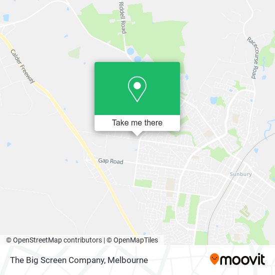 The Big Screen Company map