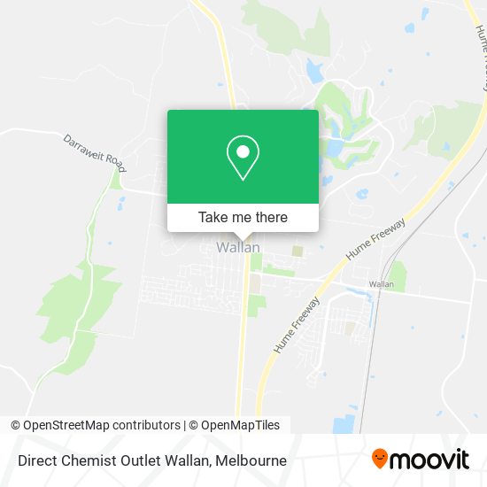 Direct Chemist Outlet Wallan map