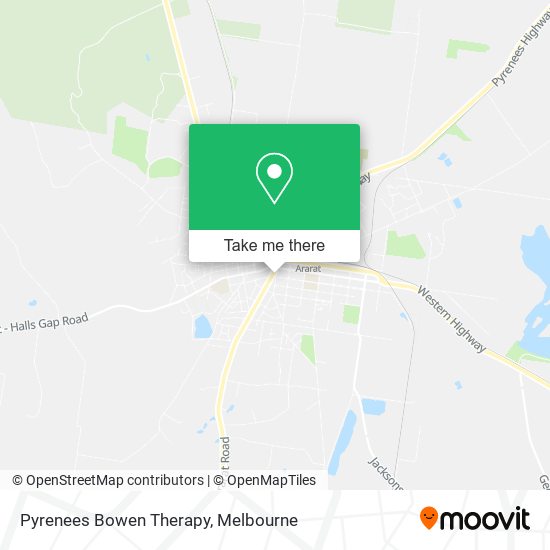 Mapa Pyrenees Bowen Therapy