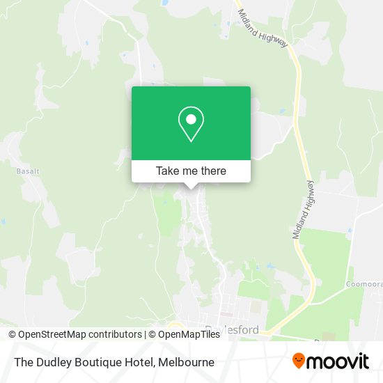 The Dudley Boutique Hotel map