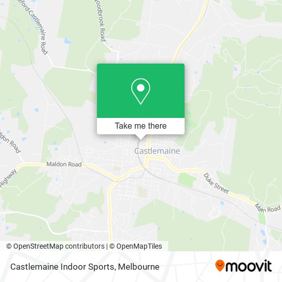 Castlemaine Indoor Sports map