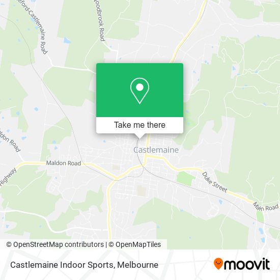 Mapa Castlemaine Indoor Sports