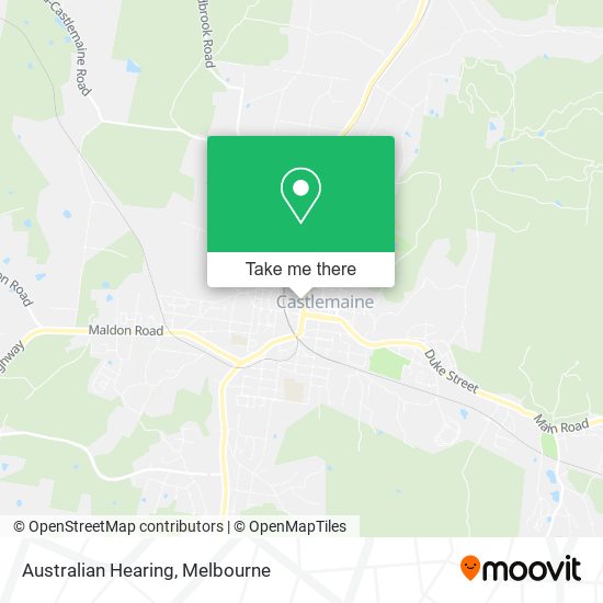 Mapa Australian Hearing