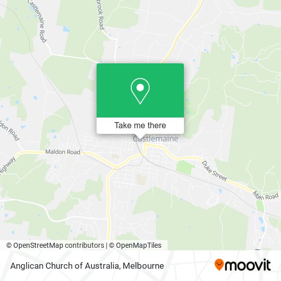 Anglican Church of Australia map