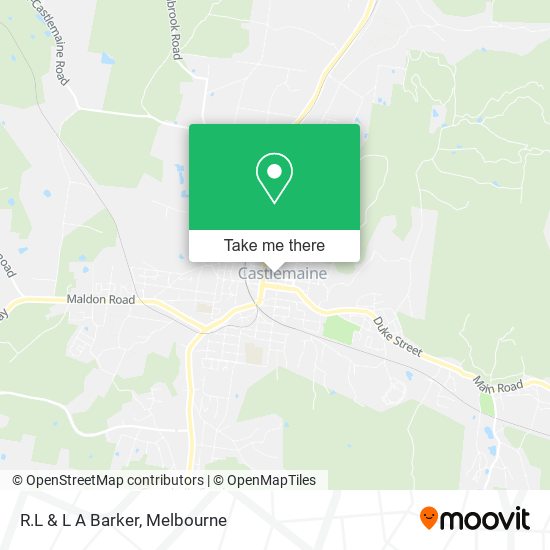 R.L & L A Barker map