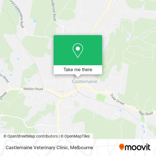 Mapa Castlemaine Veterinary Clinic