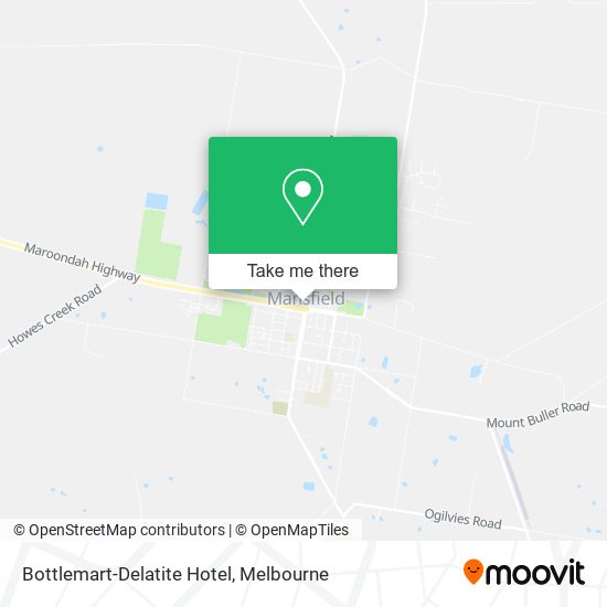 Bottlemart-Delatite Hotel map