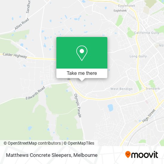 Matthews Concrete Sleepers map