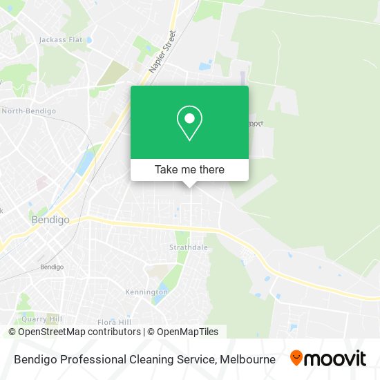 Mapa Bendigo Professional Cleaning Service