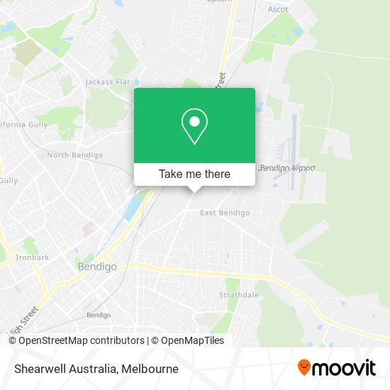 Shearwell Australia map