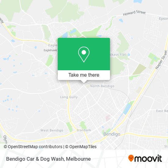 Mapa Bendigo Car & Dog Wash
