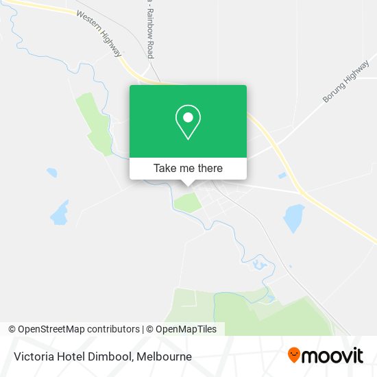 Victoria Hotel Dimbool map