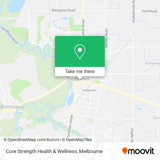 Core Strength Health & Wellness map