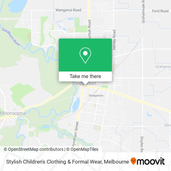 Stylish Children's Clothing & Formal Wear map