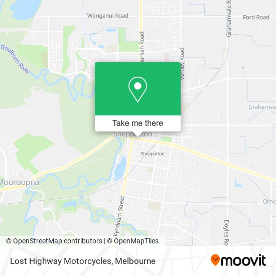 Lost Highway Motorcycles map