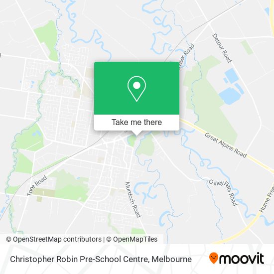 Mapa Christopher Robin Pre-School Centre