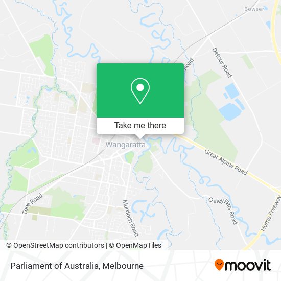 Parliament of Australia map