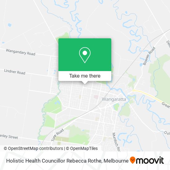 Holistic Health Councillor Rebecca Rothe map