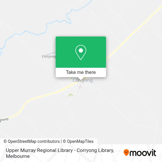 Mapa Upper Murray Regional Library - Corryong Library
